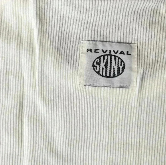 Vintage Skiny Revival #72170 crew neck ribbed tshirt undershirt NWT S or XL - Picture 5 of 6